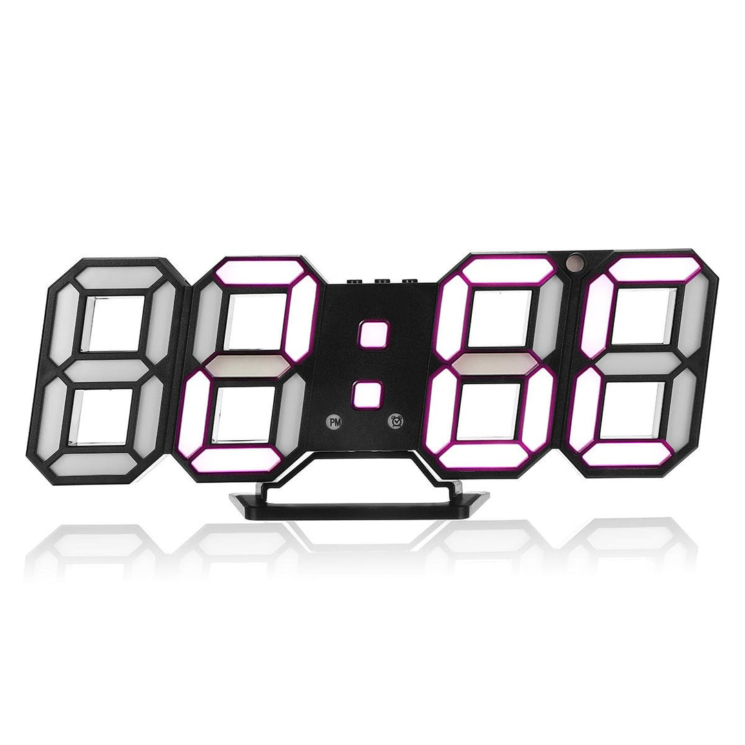 Large Modern Design Digital Led Wall Clock Watches 24 Or 12-Hour Display Image 10