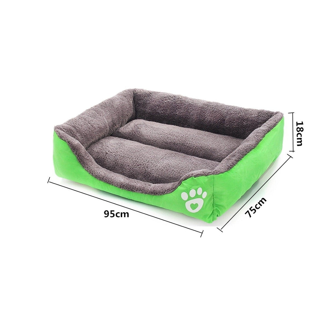 Large Pet Bed Cushion Fabric Pet Bed with Anti-biting Prevent Scratching Wear-resisting Design for Cat, Dog Image 3