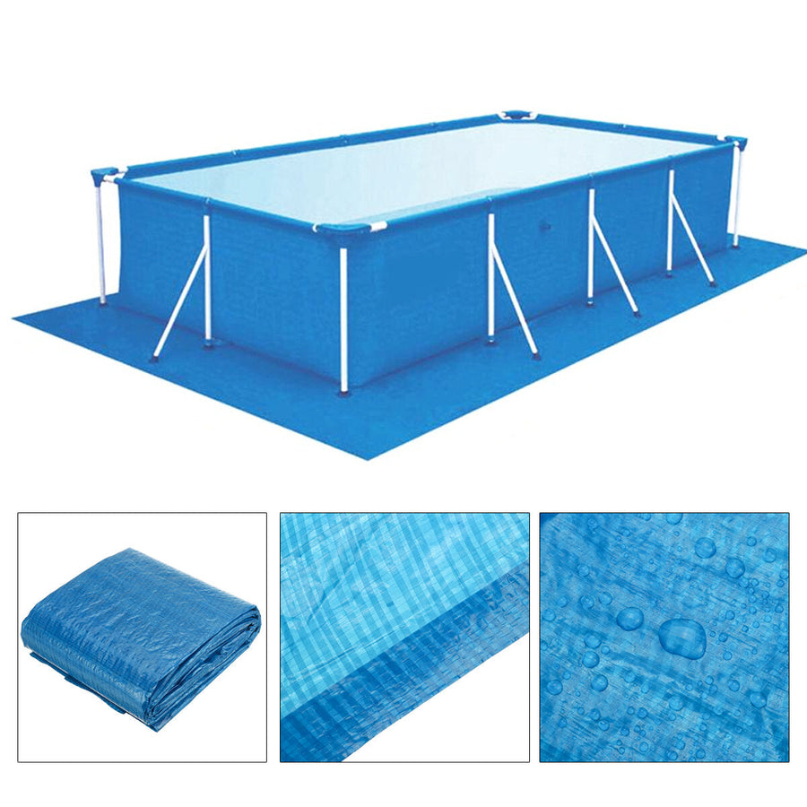 Large Size Swimming Pool Square Ground Cloth Lip Cover Dustproof Floor Cloth Mat Cover for Outdoor Villa Garden Pool Image 1