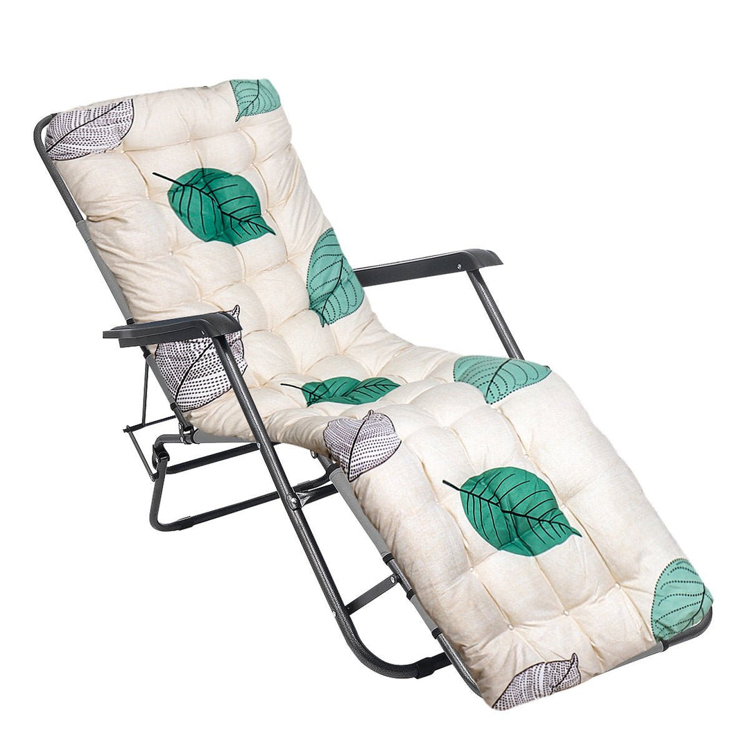 Lounge Chair Cushion Tufted Soft Deck Chaise Padding Outdoor Patio Pool Recliner Image 7