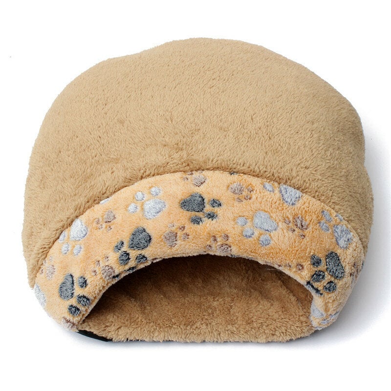 Lovely Warm Cat House Soft Sleeping Bag Cute Cat Bed Cave Image 1