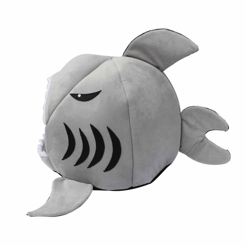 M / L Size Unique Washable Soft Shark Mouth Pet Dog Cat Cave Pet Bed House Image 3