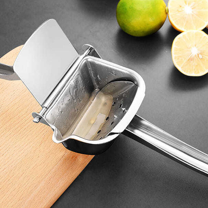 Manual Fruit Juicer Stainless Steel Crusher Squeezer Hand Press Lemon Orange Image 5