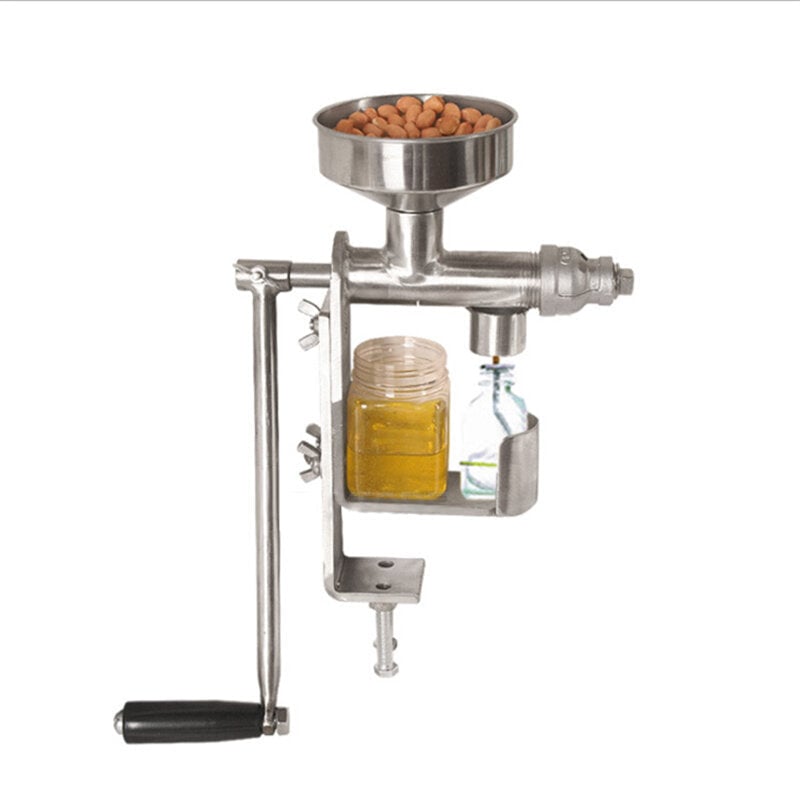 Manual Oil Press Machine Stainless Steel for Seeds Nuts Beans Image 1