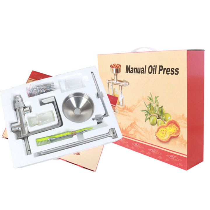 Manual Oil Press Machine Stainless Steel for Seeds Nuts Beans Image 5