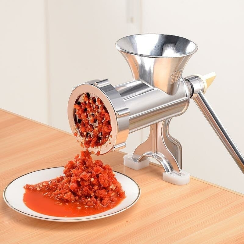 Meat Grinder Sausage Filler Stainless Steel Manual Filling Machine for Pork Beef Fish Chicken Rack Pepper Image 1