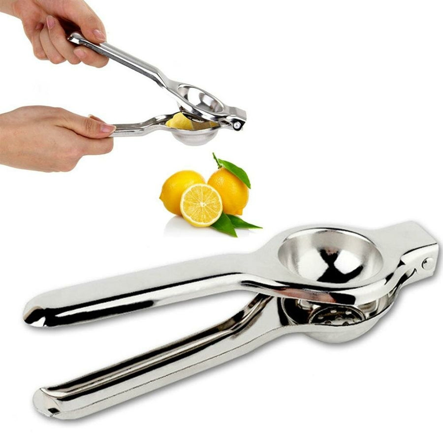 Metal Lemon Squeezer Citrus Juicer Manual Press Juice Extracting Tool Image 1