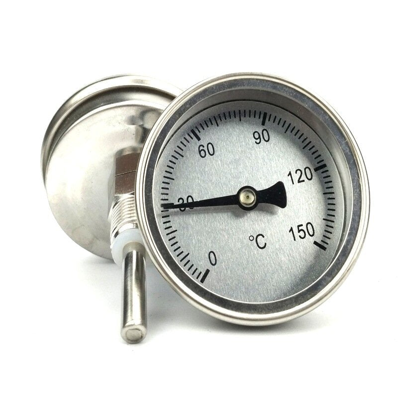 Metal Thermometer Stainless Steel Material Battery-free Waterproof Liquor Making Accessories Image 1