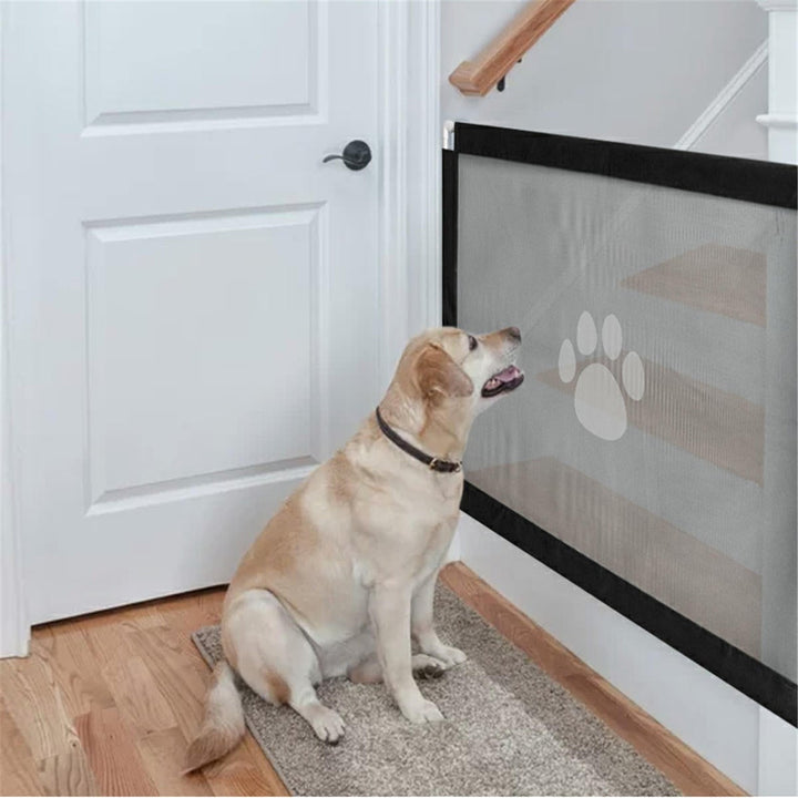 Mesh Magic Pet Dog Gate Safe Guard And Install Anywhere Pets Safety Enclosure US Gateway Image 1