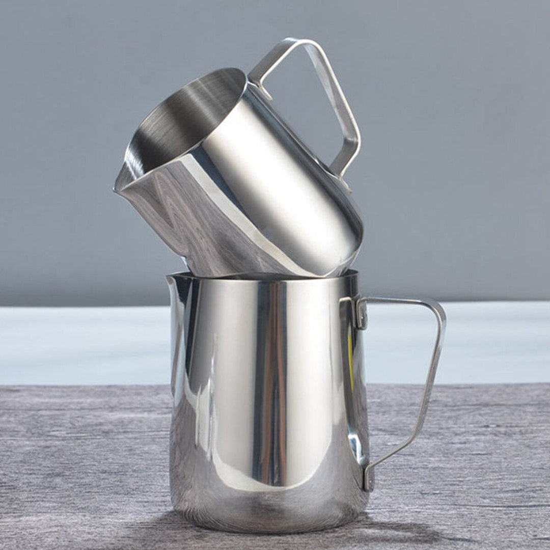 Milk Frothing Cup Pitcher Art Jug Mug Creamer Latte Coffee Craft Stainless Steel Image 3