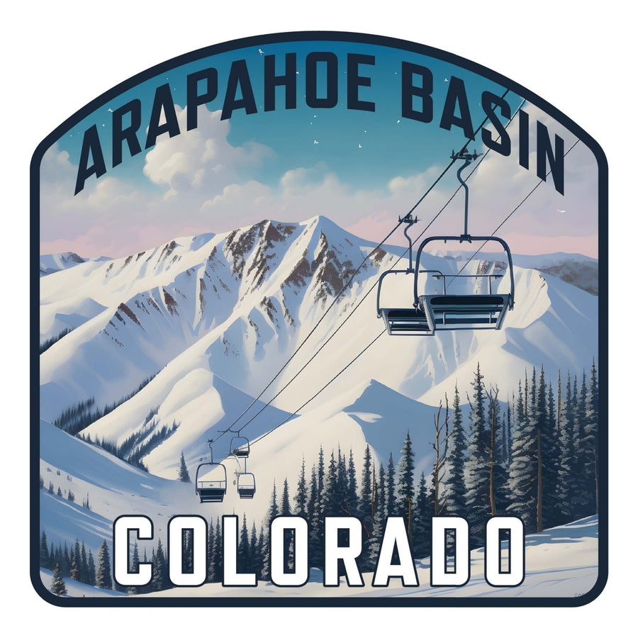 Arapahoe Basin Design B Souvenir Vinyl Decal Sticker Image 1