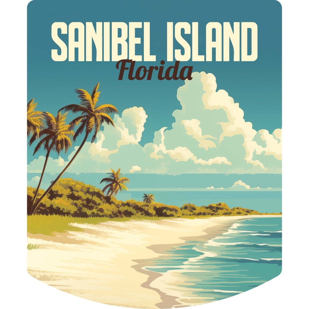 Sanibel Island Design A Souvenir Vinyl Decal Sticker Image 1