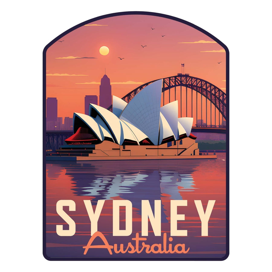 Sydney Australia Design B Souvenir Vinyl Decal Sticker Image 1