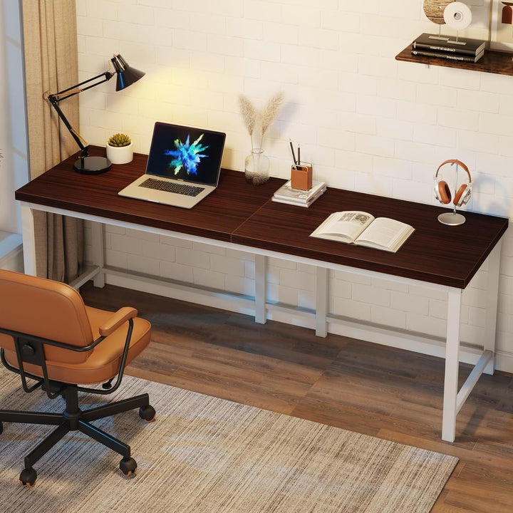 Tribesigns 78.7 Inch Double Computer Desk Extra Long Workstation for Two Users Image 10