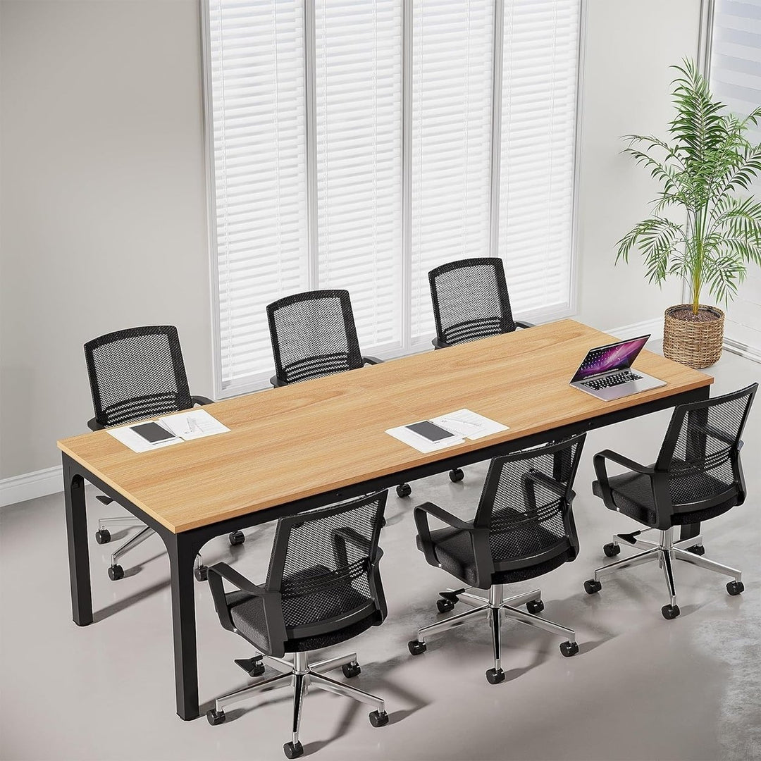 Tribesigns 6.5FT Conference Room Table 78.74W x 27.56D Office Meeting Table Image 1