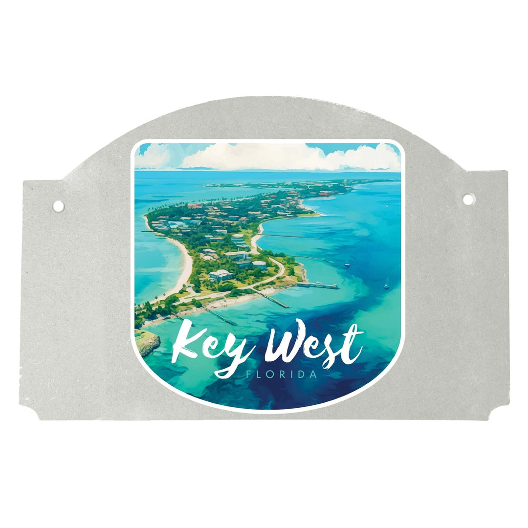 Key West Florida Design A Souvenir Wood sign flat with string Image 1