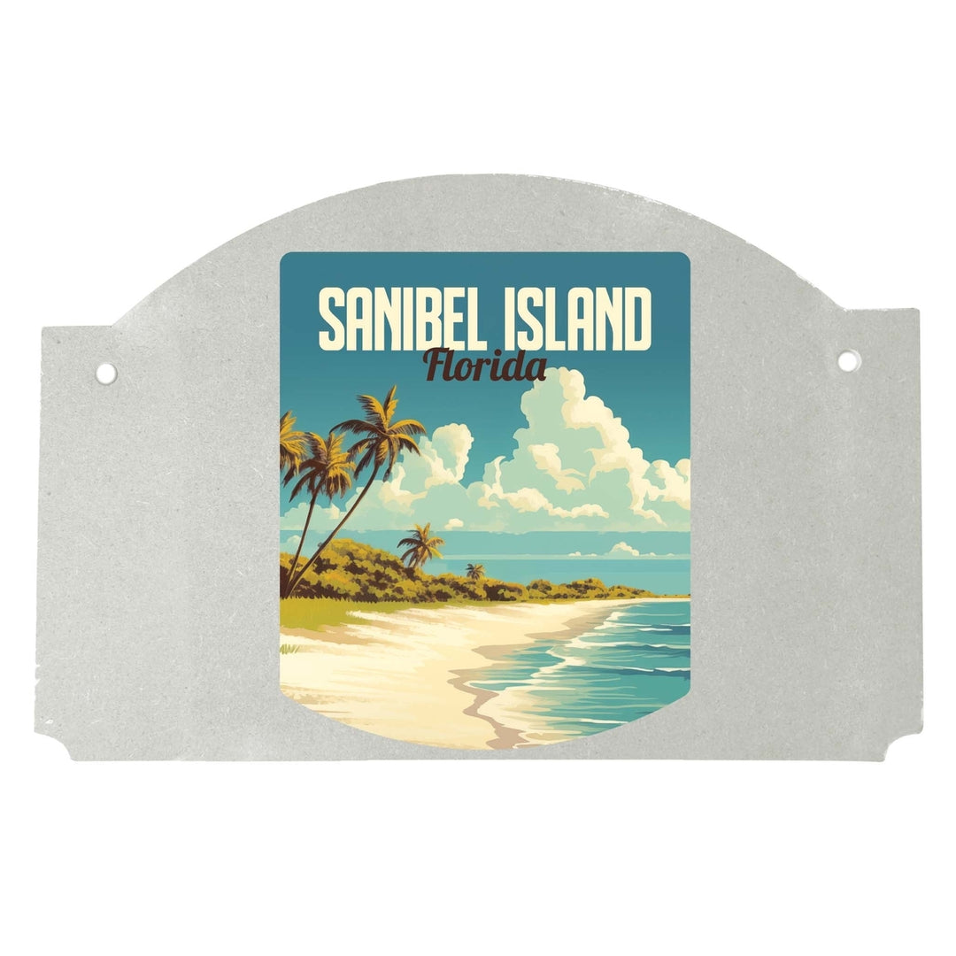 Sanibel Island Design A Souvenir Wood sign flat with string Image 1