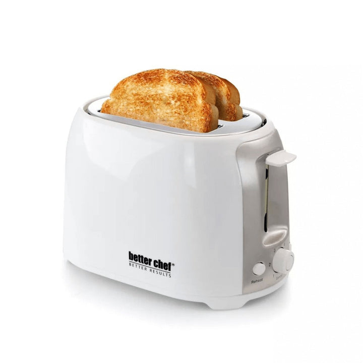 Better Chef Deluxe Cool Touch Wide-Slot 2-Slice Toaster Stainless Accents IM-226B Image 1