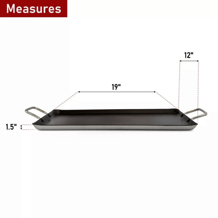 Better Chef Non-Stick Double Griddle 19 Inch Aluminum Gas Electric Model DG220 Image 4