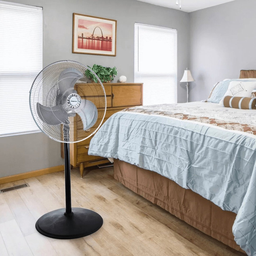 Impress 18-Inch 3-in-1 High-Velocity Fan with Floor Stand and Wall Mount Image 8