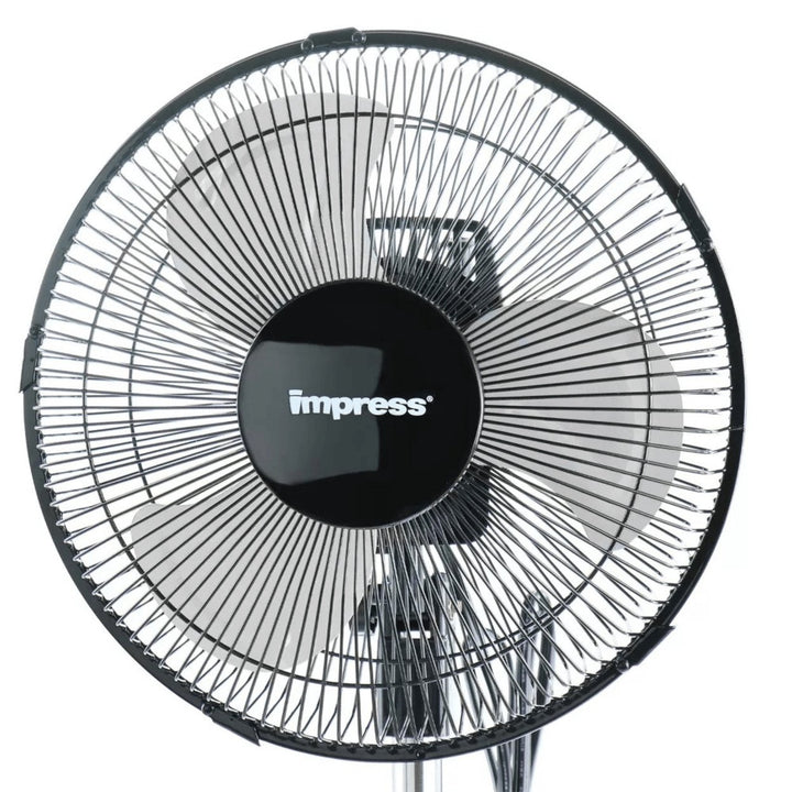 Impress Mighty Mite 10-Inch Oscillating Standing Fan with Metal Blades Image 3