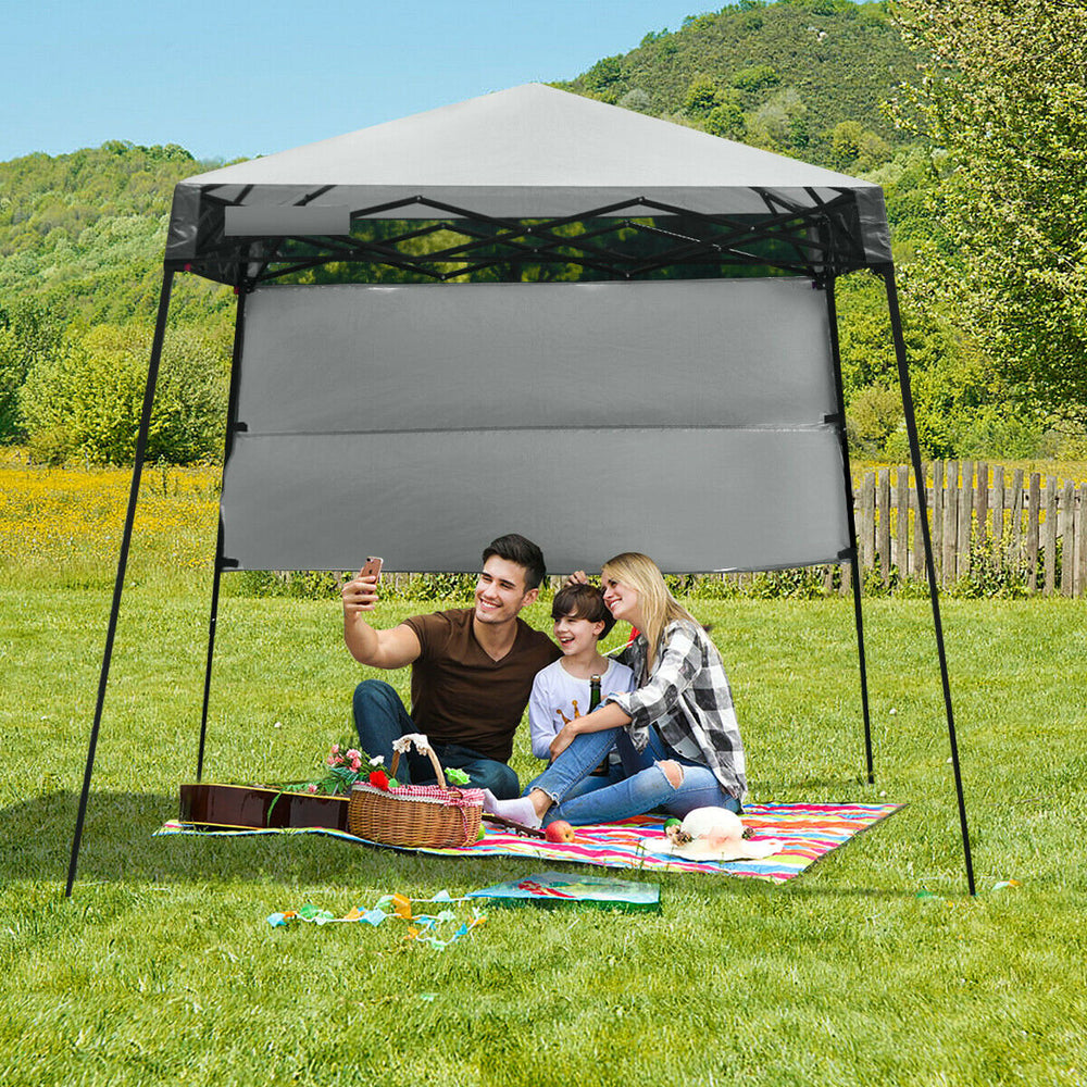 7x7 FT Slant Leg Pop-up Canopy Tent Shelter Adjustable Portable Carry Bag Image 2