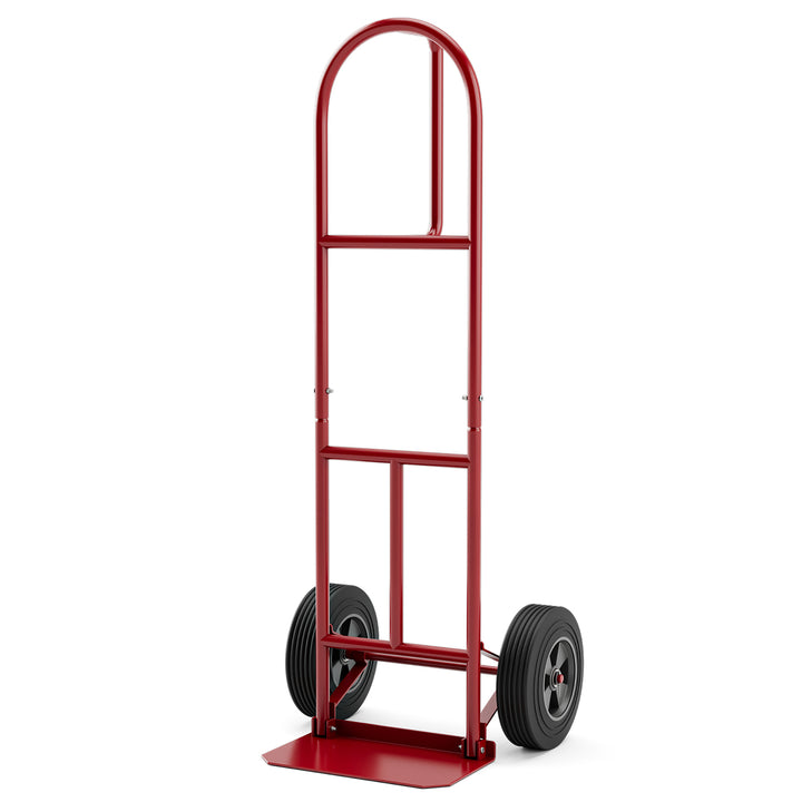 Heavy Duty Hand Truck Trolley 660lbs Capacity Dolly Cart w/ Foldable Nose Plate Image 3