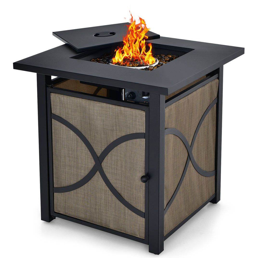 25 Gas Fire Pit Table 40,000 BTU Propane Fire Pit Table w/ CSA Certification Image 1