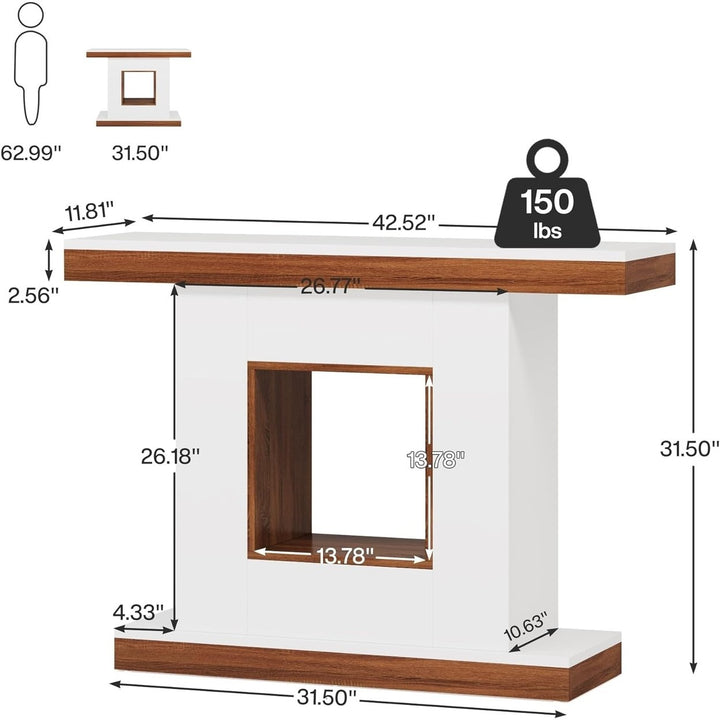 Tribesigns Modern Wood Console Table for Entryway, Narrow Accent Entryway Table for Hallway, Entrance, Living Room Image 6