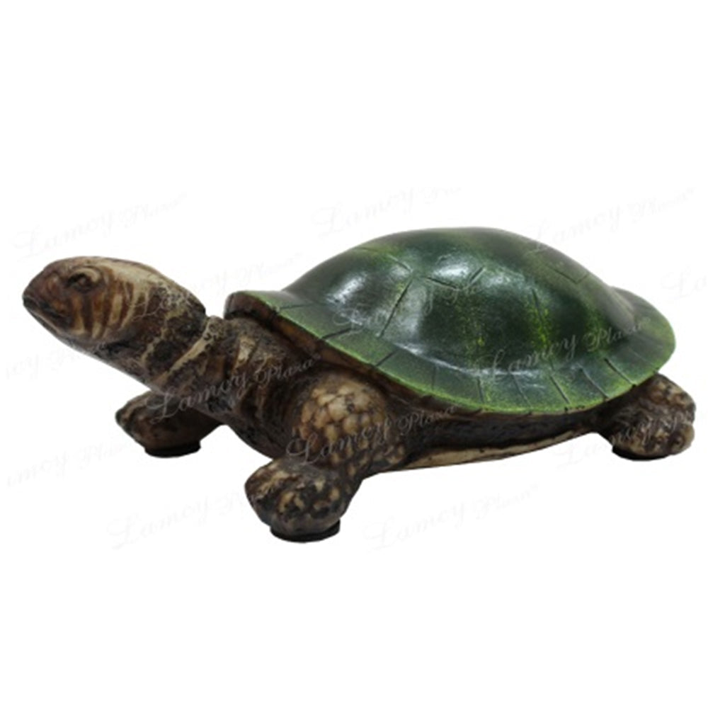 BBH Homes Resin Tortoise Sculpture Eco-Friendly Green 8x4.5x3 Inches Image 1