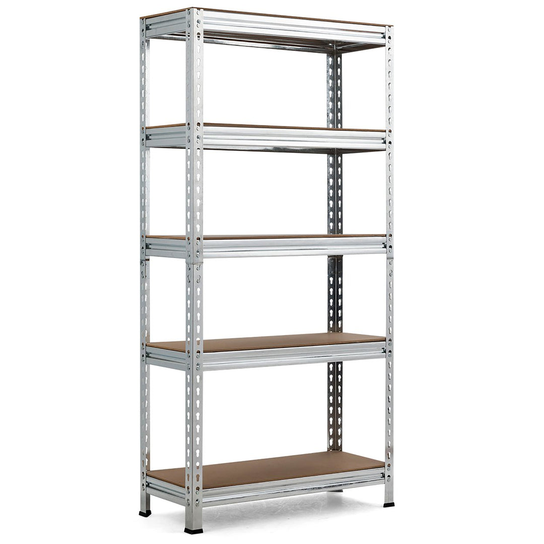 Costway 5-Tier Metal Storage Shelves 60 Garage Rack W/Adjustable Shelves Image 1