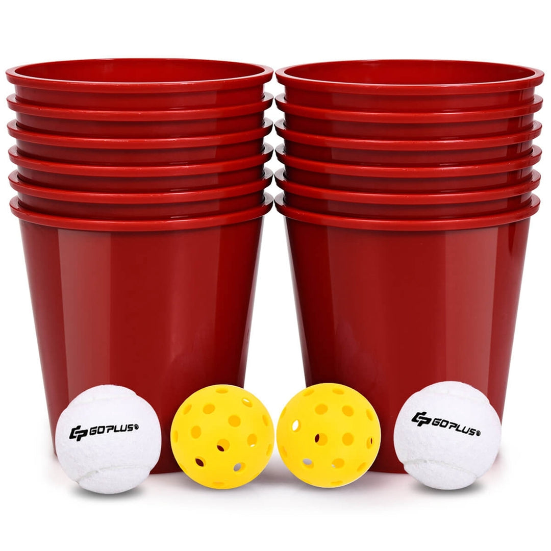 Yard Pong Giant Pong Game Set Carry Bag Outdoor Backyard Game Image 9