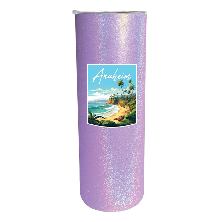 Anaheim California Design B Souvenir 20 oz Insulated Stainless Steel Skinny Tumbler Image 1