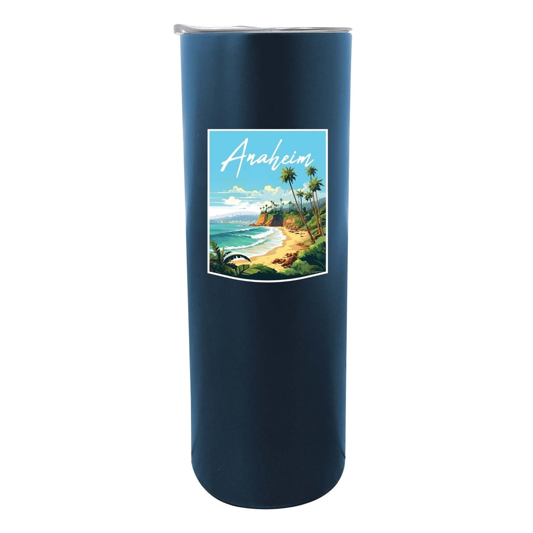 Anaheim California Design B Souvenir 20 oz Insulated Stainless Steel Skinny Tumbler Image 4