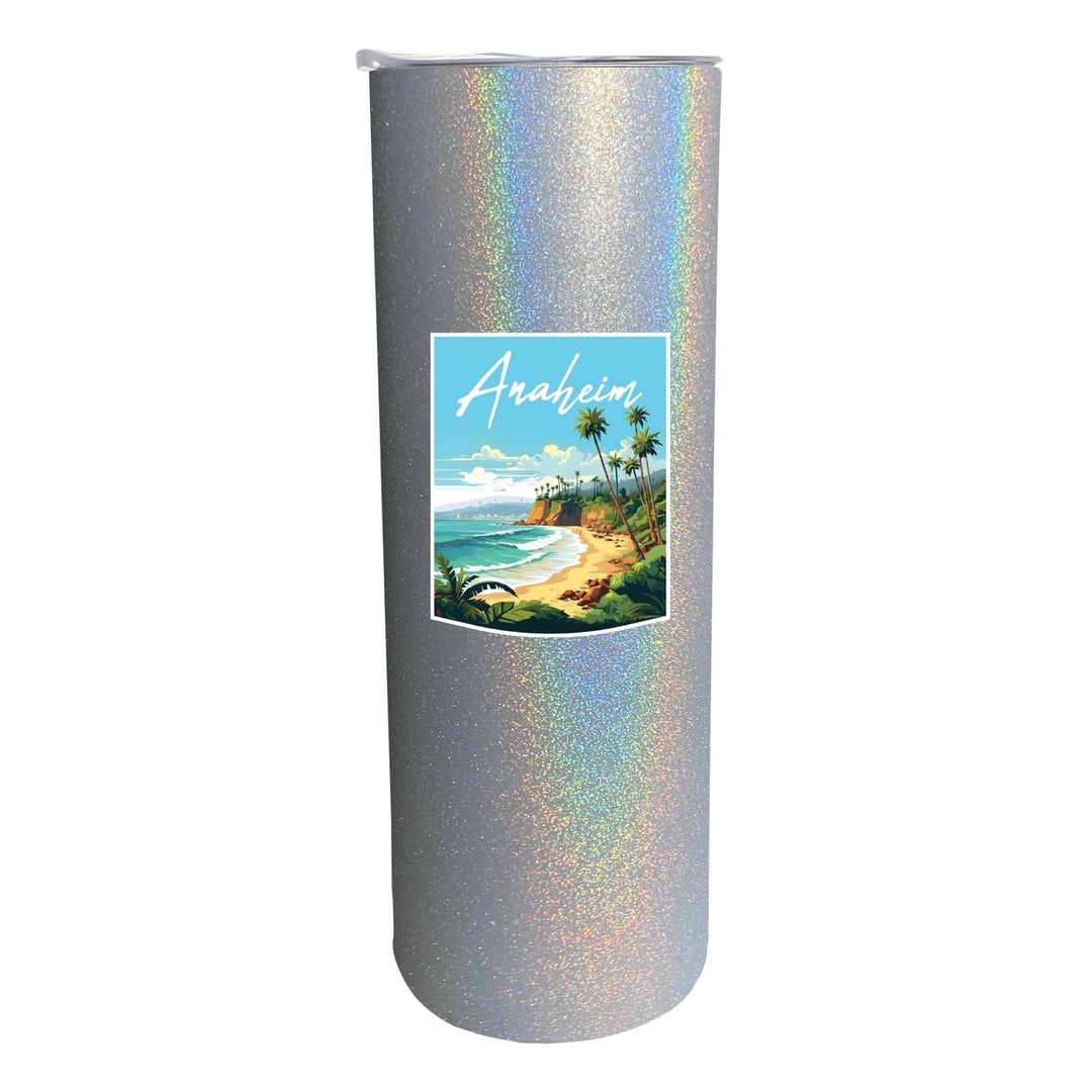 Anaheim California Design B Souvenir 20 oz Insulated Stainless Steel Skinny Tumbler Image 5