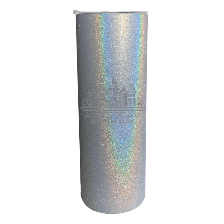 Amsterdam Netherlands Souvenir 20 oz Engraved Insulated Stainless Steel Skinny Tumbler Image 5