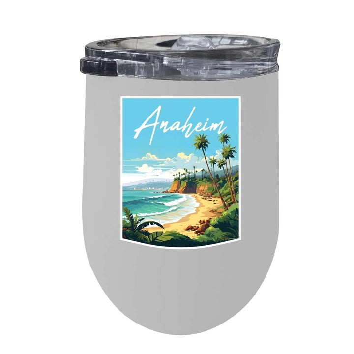 Anaheim California Design B Souvenir 12 oz Insulated Wine Stainless Steel Tumbler Image 8