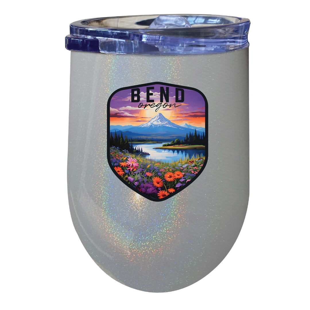 Bend Oregon Design A Souvenir 12 oz Insulated Wine Stainless Steel Tumbler Image 2