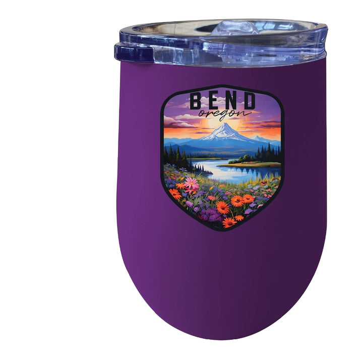 Bend Oregon Design A Souvenir 12 oz Insulated Wine Stainless Steel Tumbler Image 8