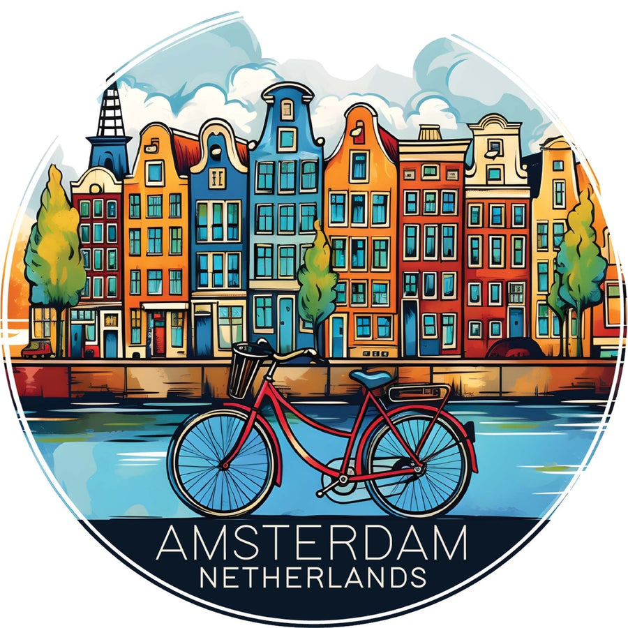 Amsterdam Netherlands Design D Souvenir Vinyl Decal Sticker Image 1