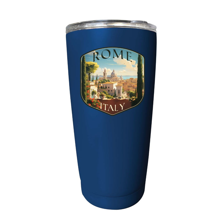 Rome Italy Design C Souvenir 16 oz Stainless Steel Insulated Tumbler Image 1