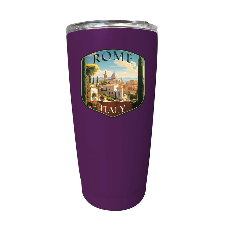 Rome Italy Design C Souvenir 16 oz Stainless Steel Insulated Tumbler Image 6