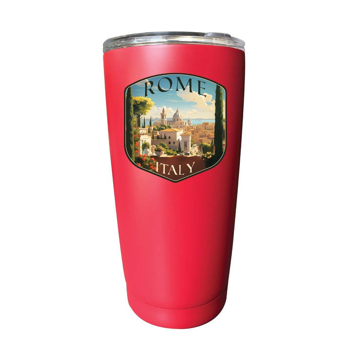 Rome Italy Design C Souvenir 16 oz Stainless Steel Insulated Tumbler Image 7