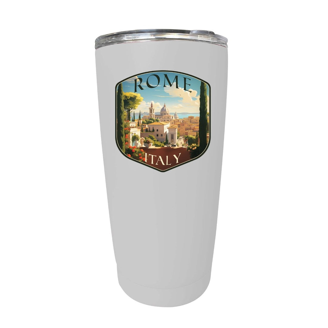 Rome Italy Design C Souvenir 16 oz Stainless Steel Insulated Tumbler Image 9