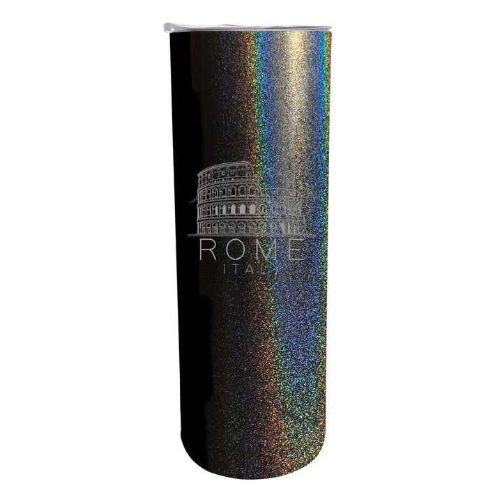 Rome Italy Souvenir 20 oz Engraved Insulated Stainless Steel Skinny Tumbler Image 5