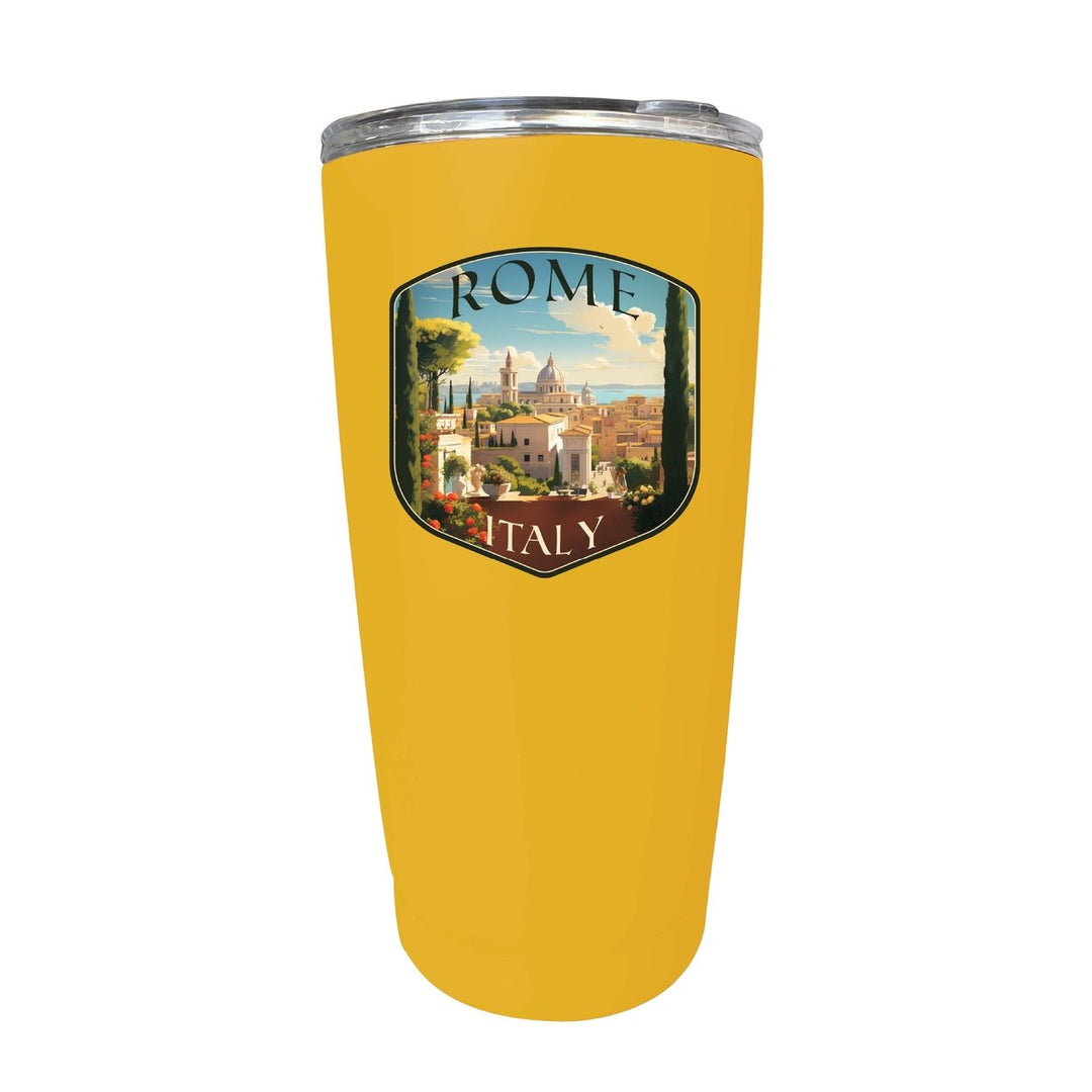 Rome Italy Design C Souvenir 16 oz Stainless Steel Insulated Tumbler Image 10