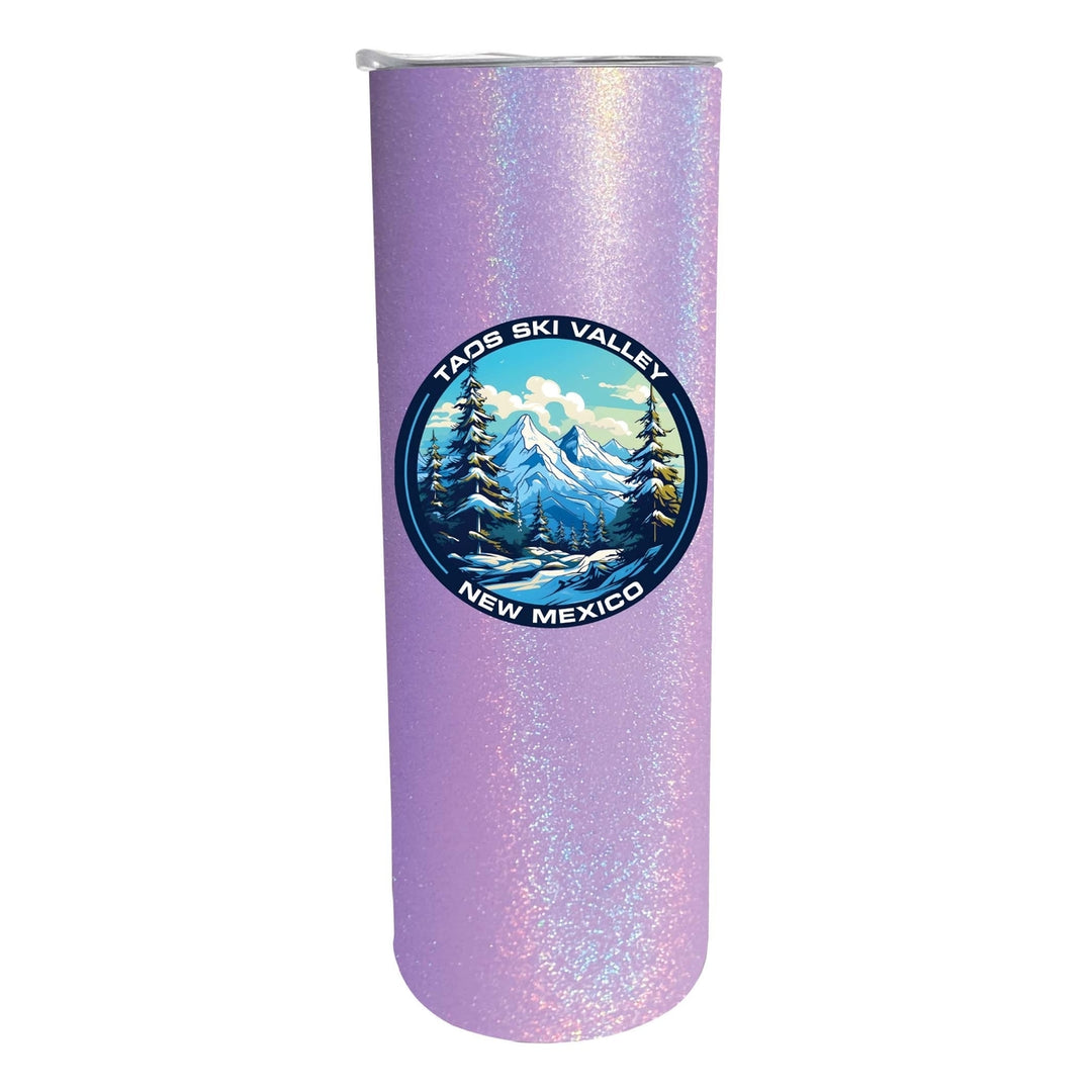 Taos Ski Valley Design A Souvenir 20 oz Insulated Stainless Steel Skinny Tumbler Image 6