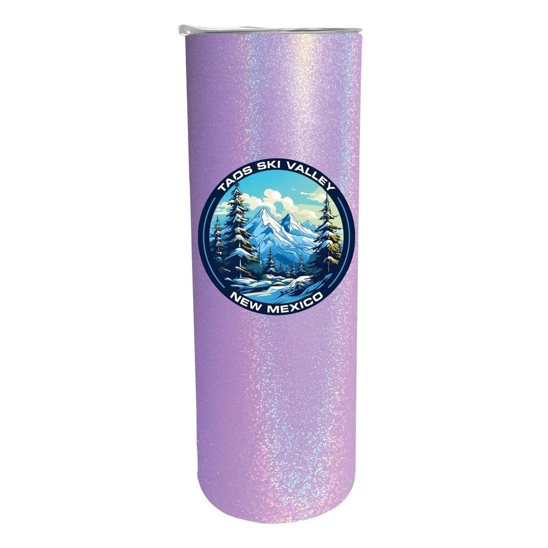 Taos Ski Valley Design A Souvenir 20 oz Insulated Stainless Steel Skinny Tumbler Image 1