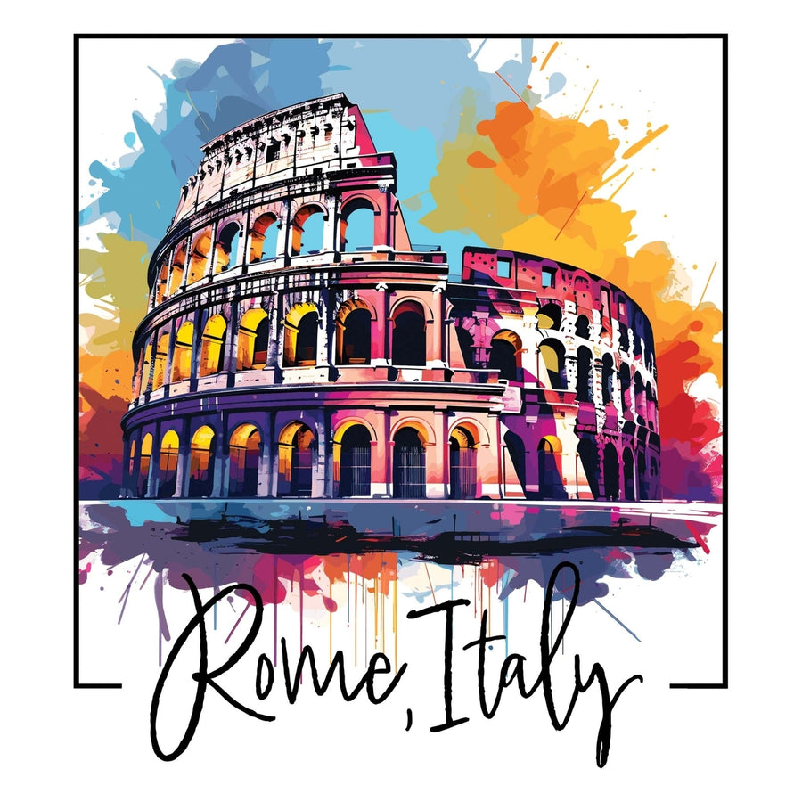 Rome Italy Design A Souvenir Vinyl Decal Sticker Image 1