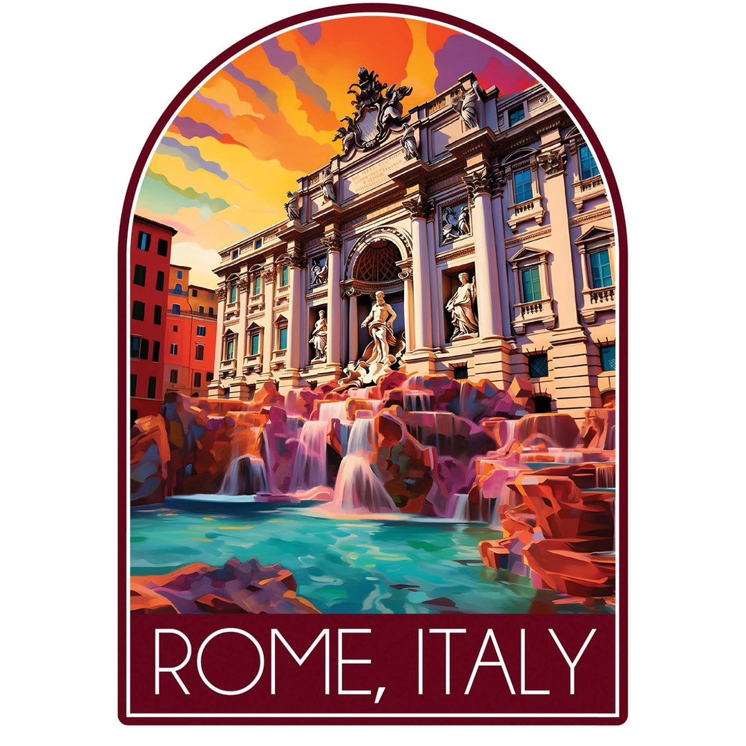 Rome Italy Design B Souvenir Vinyl Decal Sticker Image 1